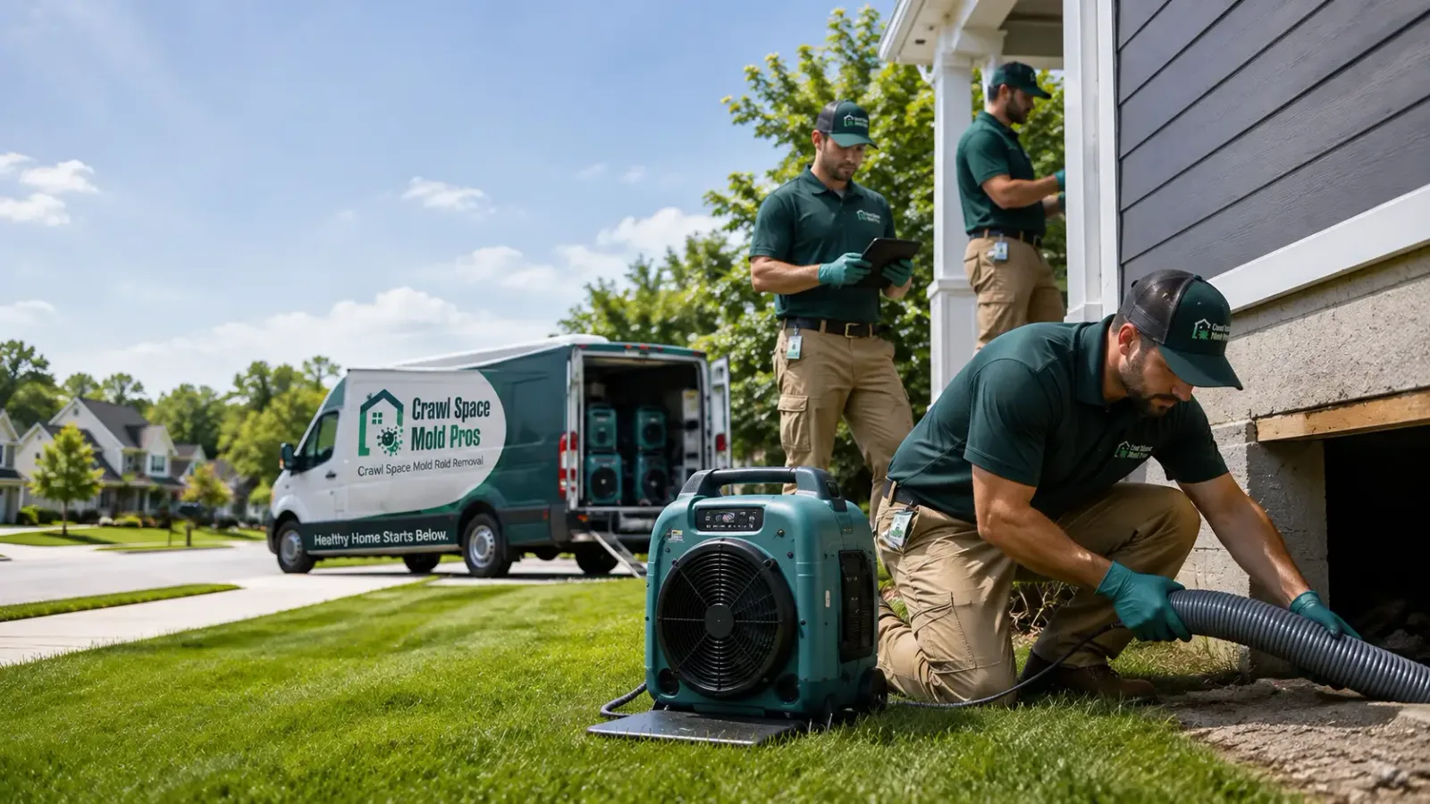 Crawl Space Mold Removal in Garibaldi, OR